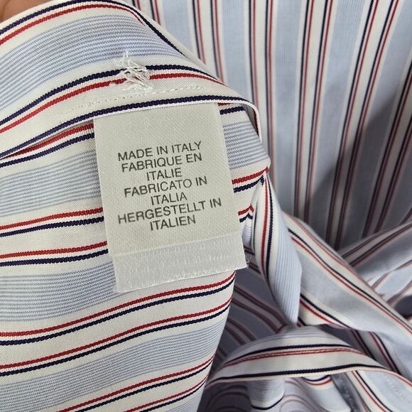 Paul Smith London Made in Italy Long Sleeve Striped Slim Fit Button Down 16 - 41 - Picture 6 of 8